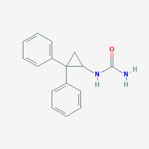 molecular formula C16H16N2O B14363025 1-(2,2-Diphenylcyclopropyl)urea CAS No. 92965-97-4