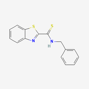 molecular formula C15H12N2S2 B14363112 n-Benzyl-1,3-benzothiazole-2-carbothioamide CAS No. 92081-79-3