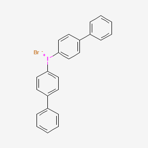 molecular formula C24H18BrI B14363158 Di([1,1'-biphenyl]-4-yl)iodanium bromide CAS No. 94590-86-0