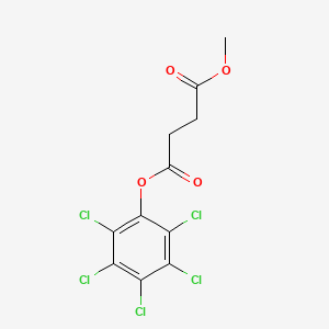 molecular formula C11H7Cl5O4 B14363241 Methyl pentachlorophenyl butanedioate CAS No. 94625-87-3