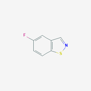 molecular formula C7H4FNS B143633 5-Fluorobenzo[d]isothiazole CAS No. 139037-02-8