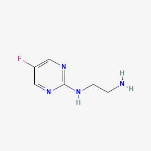 molecular formula C6H9FN4 B1436333 N-(2-aminoethyl)-5-fluoropyrimidin-2-amine CAS No. 1566623-47-9