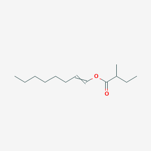 molecular formula C13H24O2 B14363420 oct-1-enyl 2-methylbutanoate CAS No. 92353-08-7