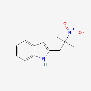 molecular formula C12H14N2O2 B14363461 2-(2-Methyl-2-nitropropyl)-1H-indole CAS No. 90301-17-0