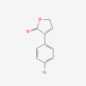 molecular formula C10H7BrO2 B14363473 3-(4-Bromophenyl)furan-2(5H)-one CAS No. 95412-13-8