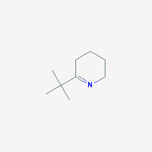 molecular formula C9H17N B14363506 6-tert-Butyl-2,3,4,5-tetrahydropyridine CAS No. 90949-17-0