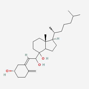 molecular formula C27H46O3 B1436362 7,8-Dihydroxy-7,8-dihydrovitamin d3 CAS No. 84927-66-2