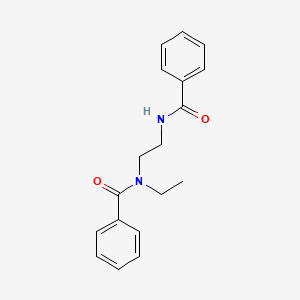 molecular formula C18H20N2O2 B14363629 N-(2-Benzamidoethyl)-N-ethylbenzamide CAS No. 93638-45-0