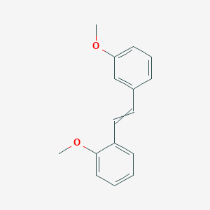 molecular formula C16H16O2 B14363656 1-Methoxy-2-[2-(3-methoxyphenyl)ethenyl]benzene CAS No. 91539-29-6