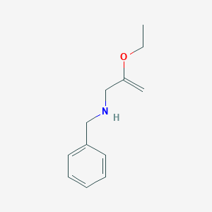 molecular formula C12H17NO B14363707 N-Benzyl-2-ethoxyprop-2-en-1-amine CAS No. 91475-75-1