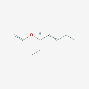 molecular formula C9H16O B14363729 5-(Ethenyloxy)hept-3-ene CAS No. 90363-14-7