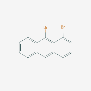 molecular formula C14H8Br2 B14363746 Anthracene, 1,9-dibromo- CAS No. 92610-89-4