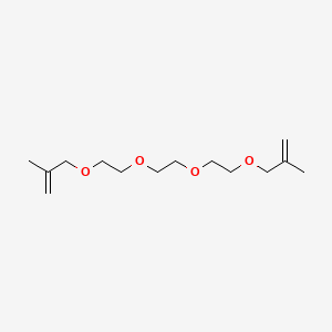 molecular formula C14H26O4 B14363769 2,15-Dimethyl-4,7,10,13-tetraoxahexadeca-1,15-diene CAS No. 91520-52-4