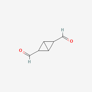 molecular formula C6H6O2 B14363796 Bicyclo[1.1.0]butane-2,4-dicarbaldehyde CAS No. 90242-00-5