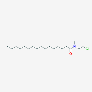 molecular formula C19H38ClNO B14363800 N-(2-Chloroethyl)-N-methylhexadecanamide CAS No. 92461-31-9