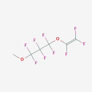 molecular formula C6H3F9O2 B14363833 1,1,2,2,3,3-Hexafluoro-1-methoxy-3-[(trifluoroethenyl)oxy]propane CAS No. 93402-66-5