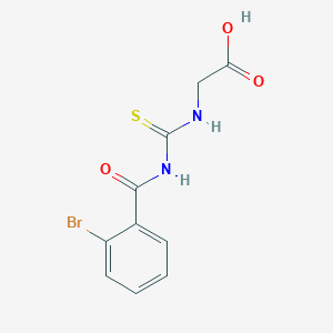 molecular formula C10H9BrN2O3S B14363845 N-[(2-Bromobenzoyl)carbamothioyl]glycine CAS No. 93752-04-6
