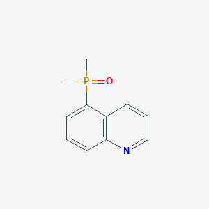 molecular formula C11H12NOP B1436388 Dimethyl(quinolin-5-yl)phosphine oxide CAS No. 2254055-97-3