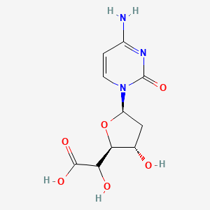 molecular formula C10H13N3O6 B1436389 5'-Carboxy-2'-deoxycytidine CAS No. 4603-72-9