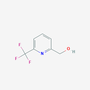 molecular formula C7H6F3NO B143639 (6-(Trifluoromethyl)pyridin-2-yl)methanol CAS No. 131747-53-0