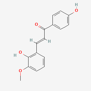 molecular formula C16H14O4 B1436402 4',2-Dihydroxy-3-methoxychalcone CAS No. 206194-33-4