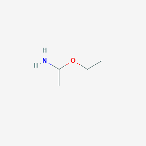 molecular formula C4H11NO B14364062 Ethanamine, 1-ethoxy- CAS No. 90484-71-2