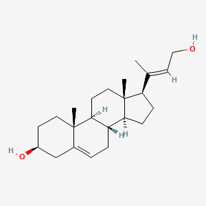 molecular formula C23H36O2 B1436411 (3beta,20E)-24-Norchola-5,20(22)-diene-3,23-diol CAS No. 53495-21-9