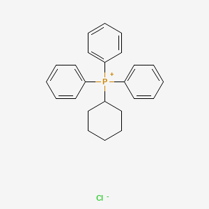 molecular formula C24H26ClP B14364192 Cyclohexyl(triphenyl)phosphanium chloride CAS No. 91949-56-3