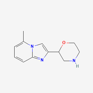 2-{5-Methylimidazo[1,2-a]pyridin-2-yl}morpholine