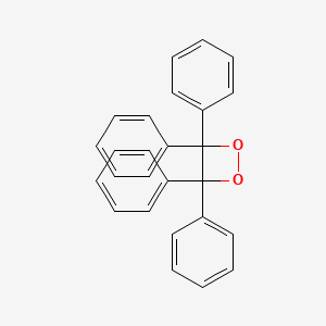 molecular formula C26H20O2 B14364266 1,2-Dioxetane, 3,3,4,4-tetraphenyl- CAS No. 90656-63-6