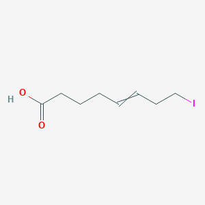 molecular formula C8H13IO2 B14364309 8-Iodooct-5-enoic acid CAS No. 93398-61-9