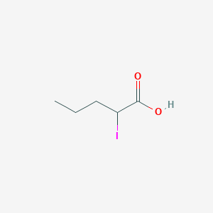 molecular formula C5H9IO2 B14364319 2-Iodopentanoic acid CAS No. 94274-78-9