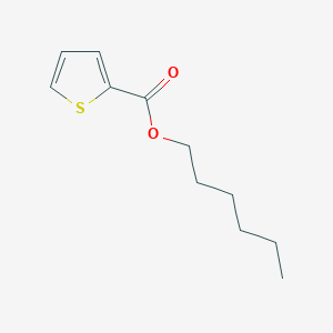 molecular formula C11H16O2S B14364387 Hexyl 2-thiophenecarboxylate CAS No. 91968-83-1