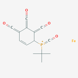 molecular formula C14H12FeO4P+ B14364389 CID 71330981 CAS No. 95583-38-3