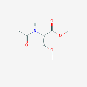 molecular formula C7H11NO4 B14364390 Methyl 2-acetamido-3-methoxyprop-2-enoate CAS No. 90237-78-8