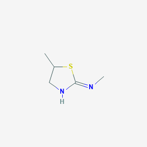 molecular formula C5H10N2S B1436443 N,5-Dimethyl-4,5-dihydro-1,3-thiazol-2-amine CAS No. 21018-31-5