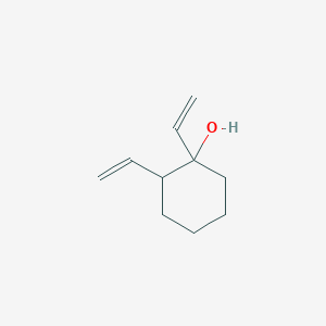 molecular formula C10H16O B14364462 1,2-Divinylcyclohexanol CAS No. 93916-11-1