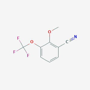 molecular formula C9H6F3NO2 B1436447 2-Methoxy-3-(trifluoromethoxy)benzonitrile CAS No. 1261617-80-4