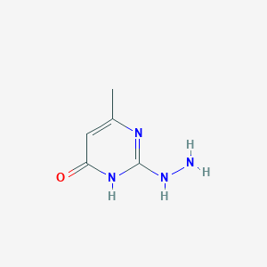 molecular formula C5H8N4O B1436453 2-叠氮基-6-甲基嘧啶-4-醇 CAS No. 37893-08-6