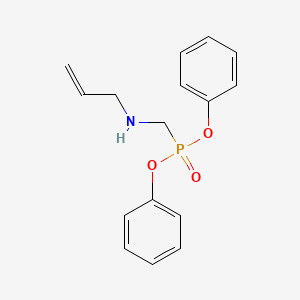 molecular formula C16H18NO3P B14364719 Diphenyl {[(prop-2-en-1-yl)amino]methyl}phosphonate CAS No. 90829-83-7