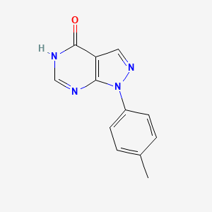 molecular formula C12H10N4O B1436479 1-(4-methylphenyl)-1,5-dihydro-4H-pyrazolo[3,4-d]pyrimidin-4-one CAS No. 54738-75-9