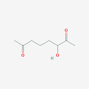 molecular formula C8H14O3 B14364862 3-Hydroxyoctane-2,7-dione CAS No. 90370-96-0