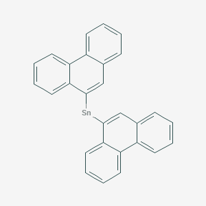 molecular formula C28H18Sn B14364894 Di(phenanthren-9-yl)-lambda~2~-stannane CAS No. 93554-23-5
