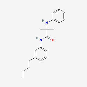 molecular formula C20H26N2O B14364924 N-(3-Butylphenyl)-2-methyl-N~2~-phenylalaninamide CAS No. 90304-82-8