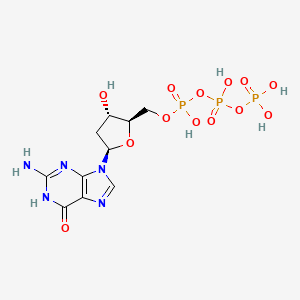 molecular formula C10H16N5O13P3 B1436494 2'-Deoxyguanosine-5'-triphosphate CAS No. 2564-35-4