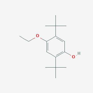 molecular formula C16H26O2 B14365015 2,5-Di-tert-butyl-4-ethoxyphenol CAS No. 90264-07-6