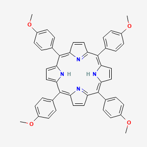 molecular formula C48H38N4O4 B1436505 5,10,15,20-Tetrakis(4-methoxyphenyl)-21H,23H-porphine CAS No. 22112-78-3
