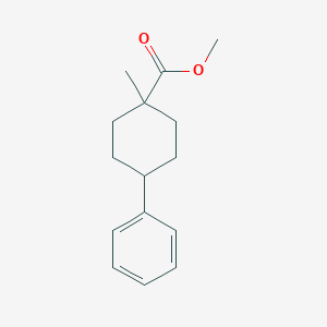 molecular formula C15H20O2 B14365090 Methyl 1-methyl-4-phenylcyclohexane-1-carboxylate CAS No. 94230-57-6