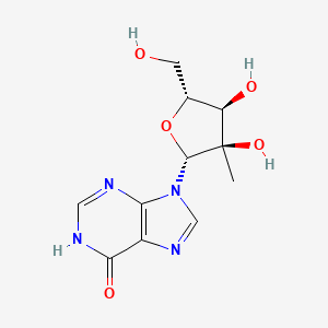 molecular formula C11H14N4O5 B1436510 2'-c-methylinosine CAS No. 374750-32-0