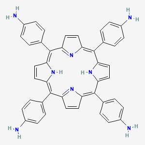molecular formula C44H34N8 B1436518 5,10,15,20-四(4-氨基苯基)-21H,23H-卟啉 CAS No. 22112-84-1